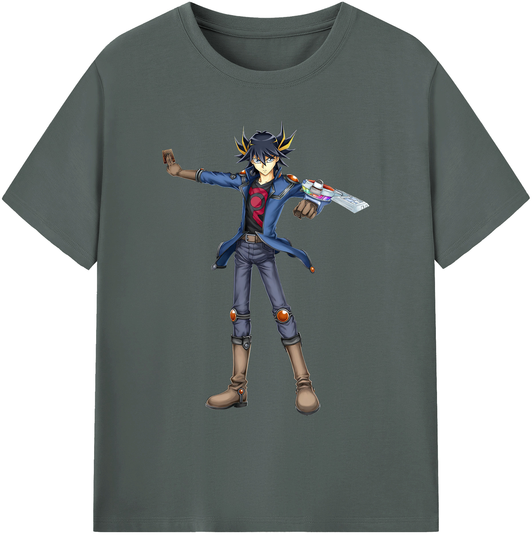 （画像用） 遊☆戯☆王 Yu-Gi-Oh! 綿100％ メンズ半袖Tシャツ｜肌触りやわらか＆通気性